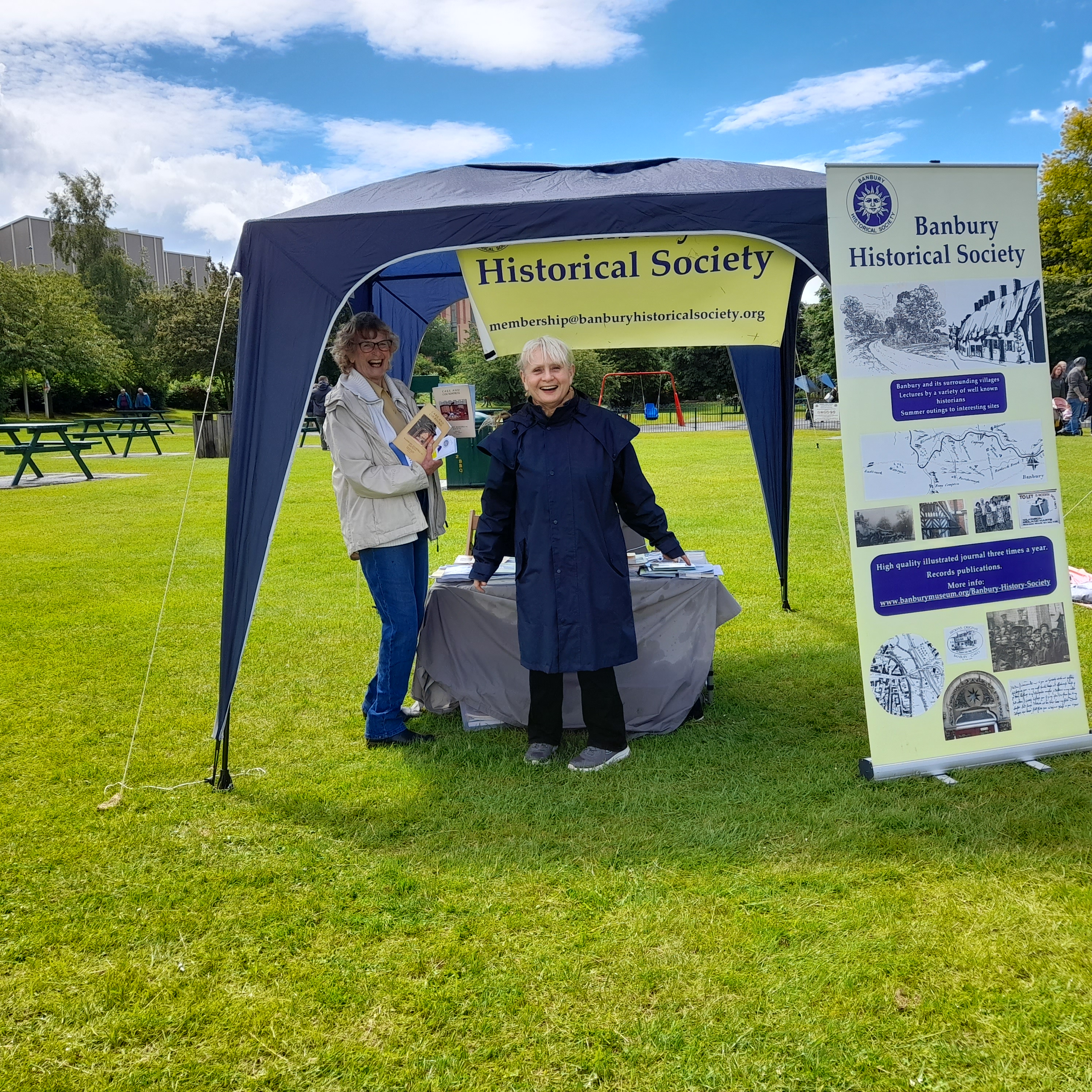 Banbury Historical Society tent at Banbury Fair